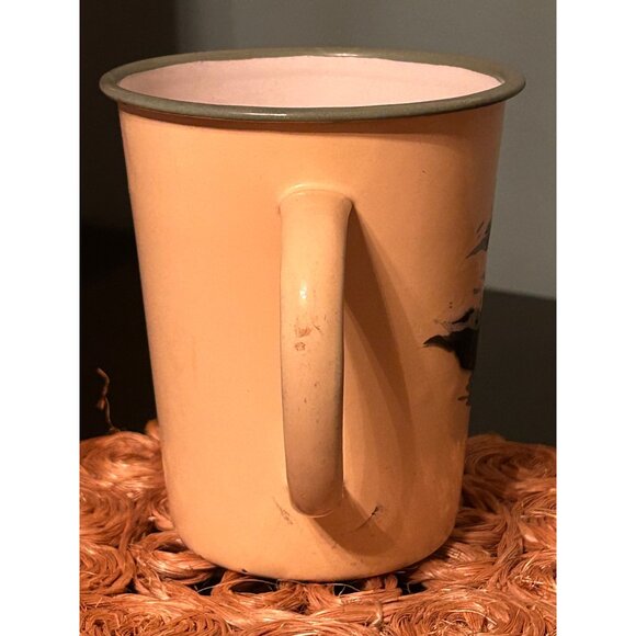 Tin Cup Enamel Ware Bumper Harvest Cup - Picture 7 of 7